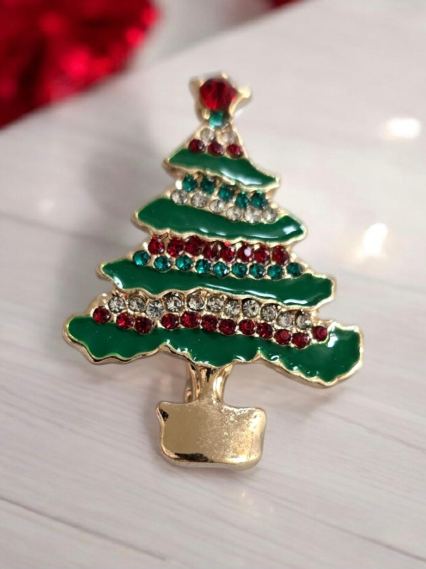 Mini Christmas Tree Brooch