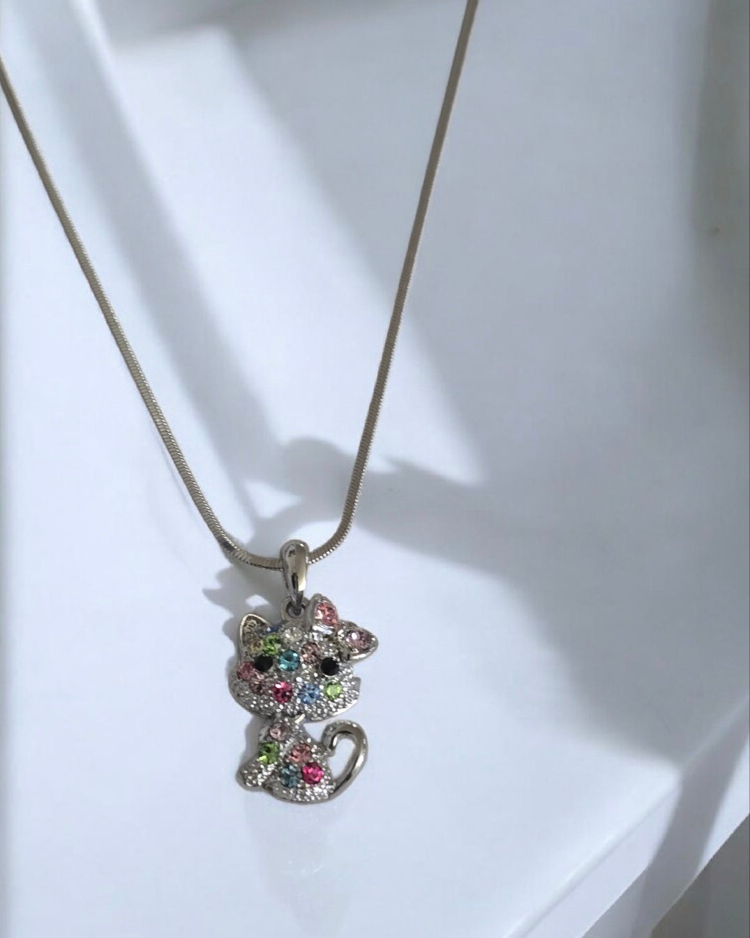 Multi Color Cat Necklace