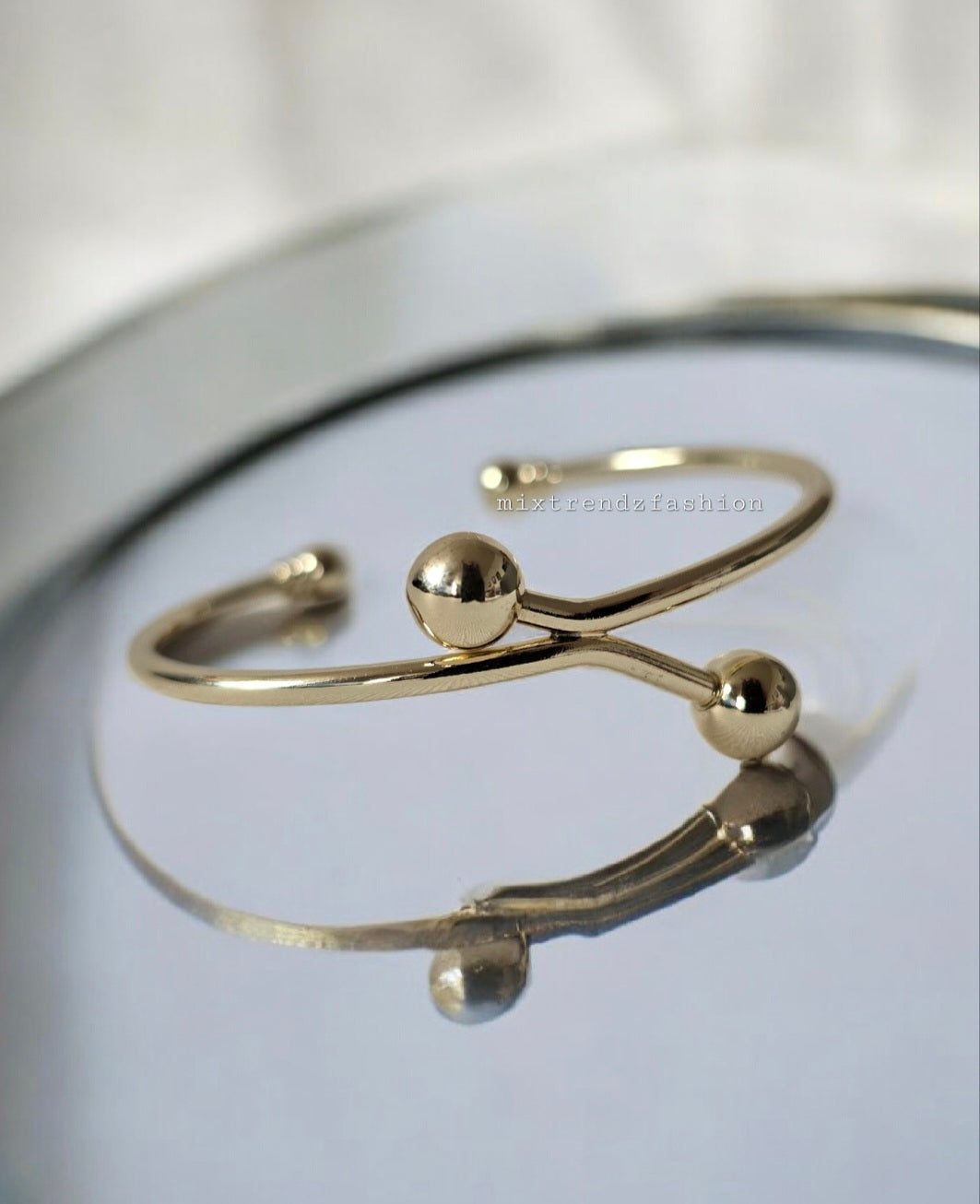 Gold Ball Bangle