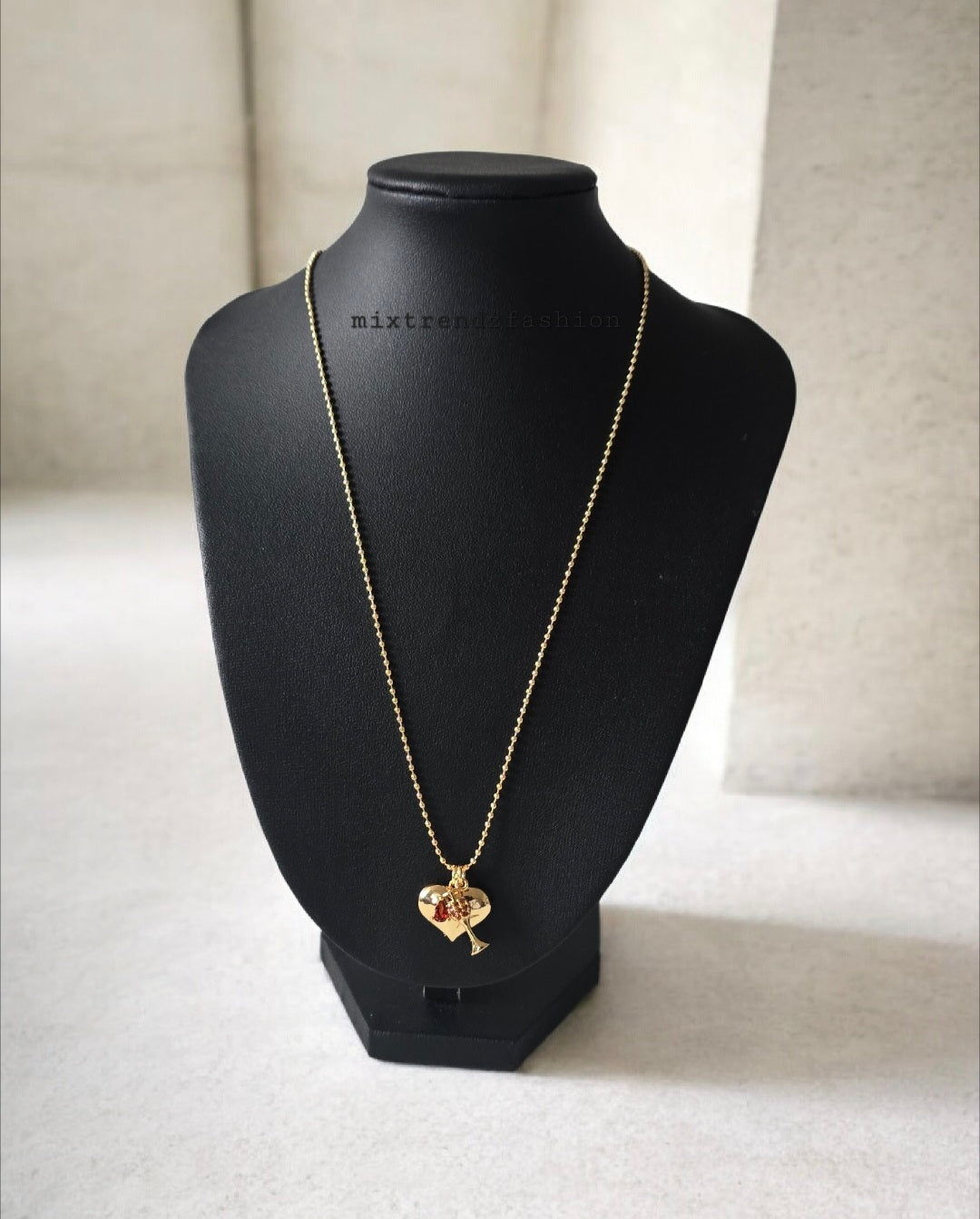 Heart & Wine Necklace