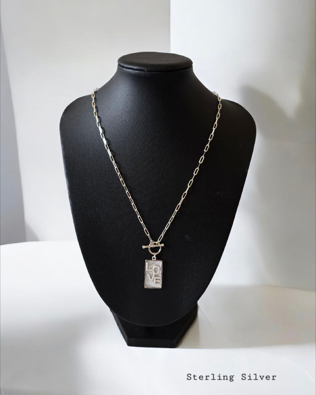 Love Paperclip Necklace