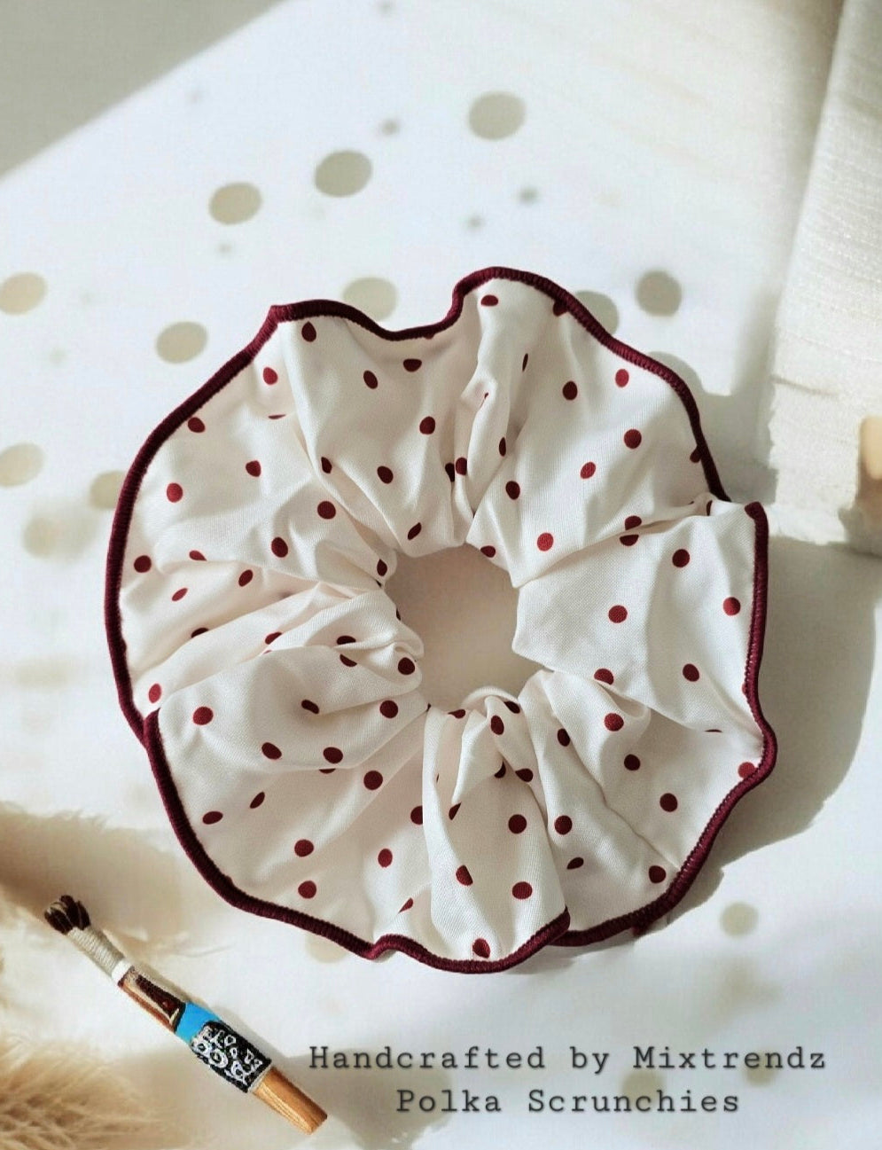 Polka Scrunchies