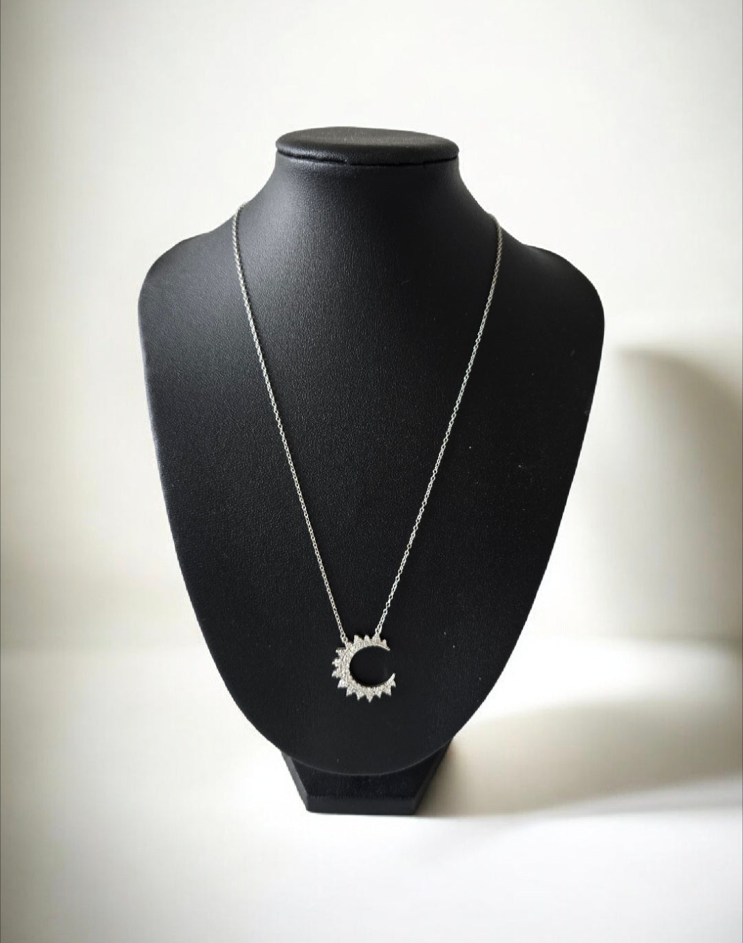 Half Sun Pendant Necklace