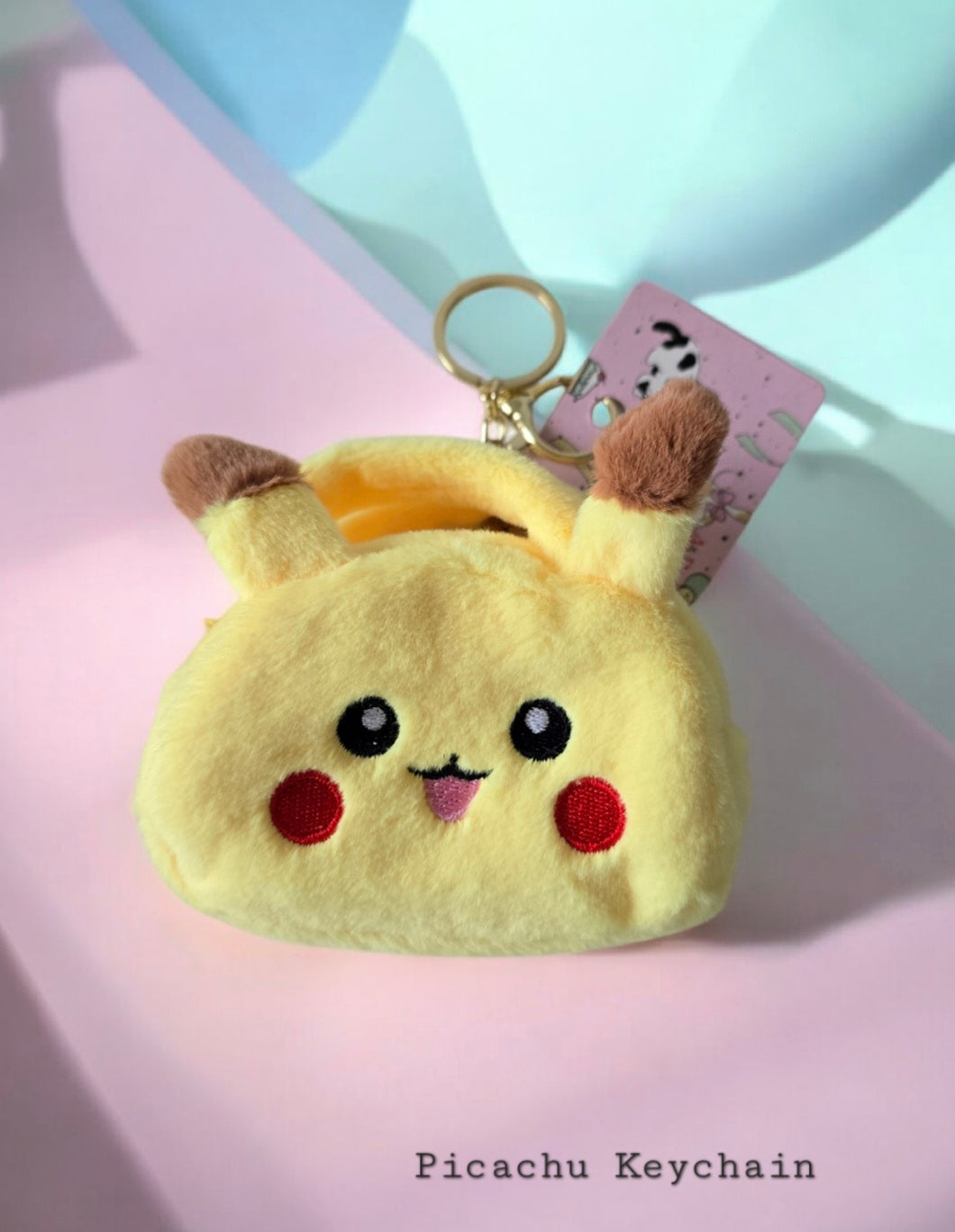 Picachu Coin Purse Keychain