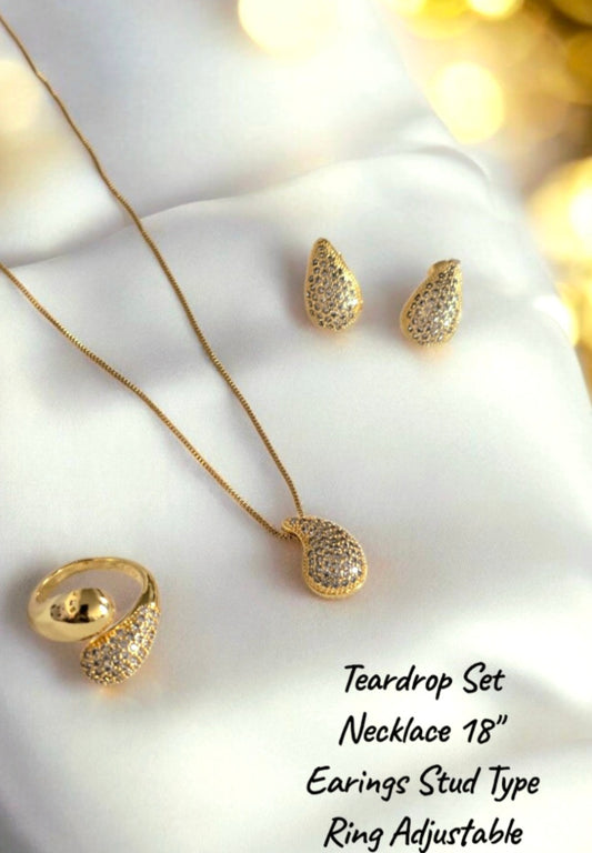 Tear Drop Stone Set