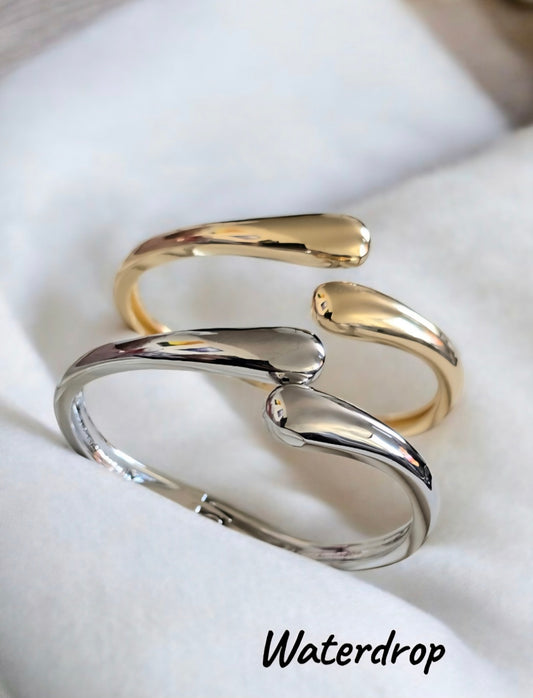 Waterdrop Bangle Gold