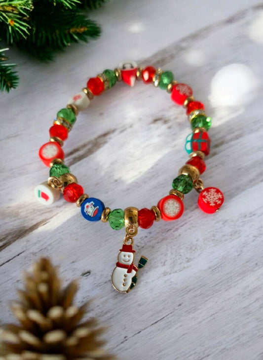 Christmas Bracelet Snowman