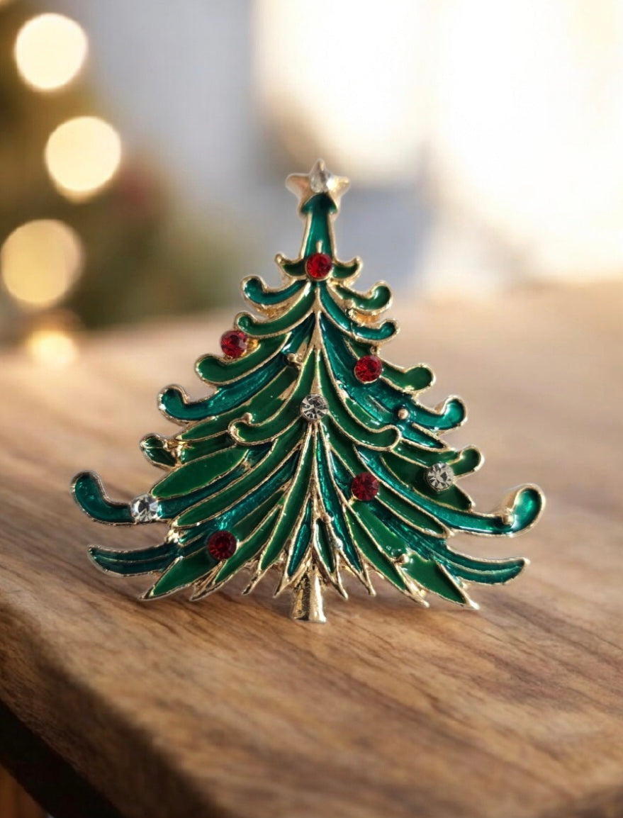 Christmas Tree Brooch
