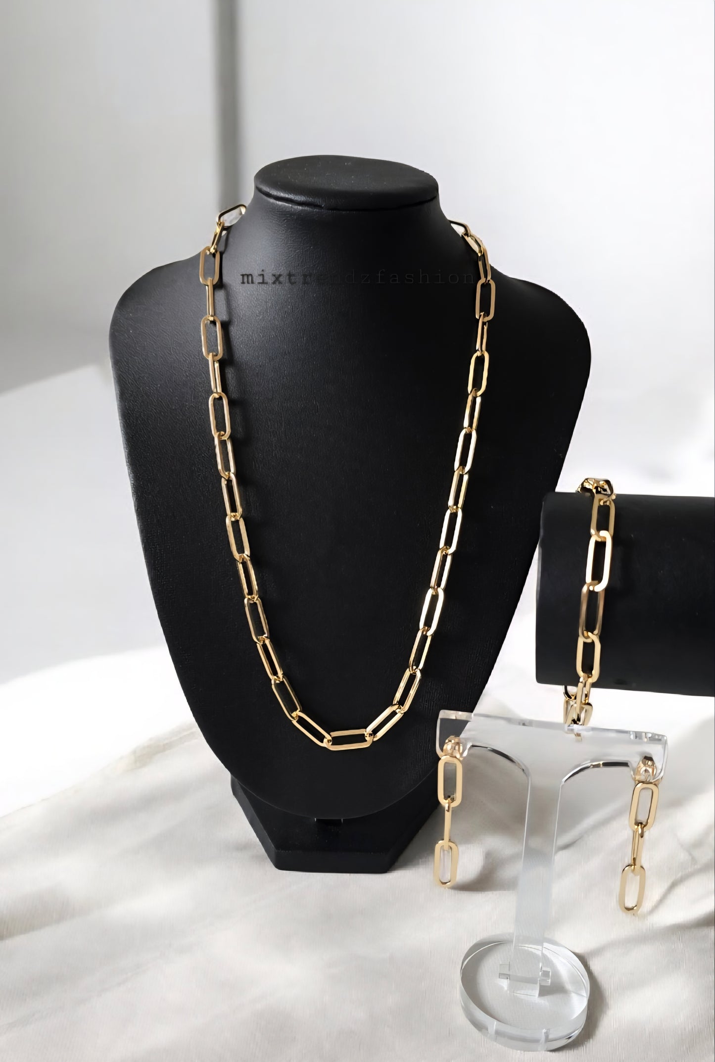 Paperclip Jewelry Set