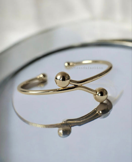 Gold Ball Bangle