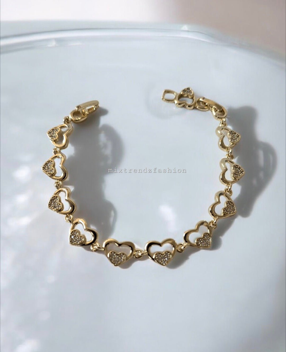 Heart Link Bracelet