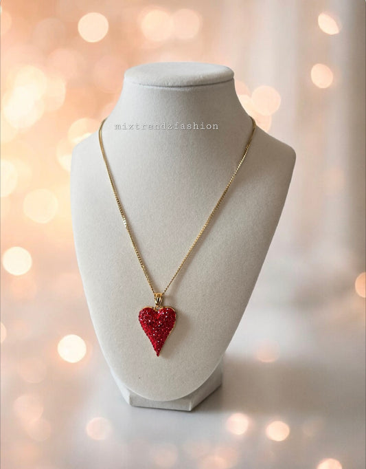 Red Heart Necklace