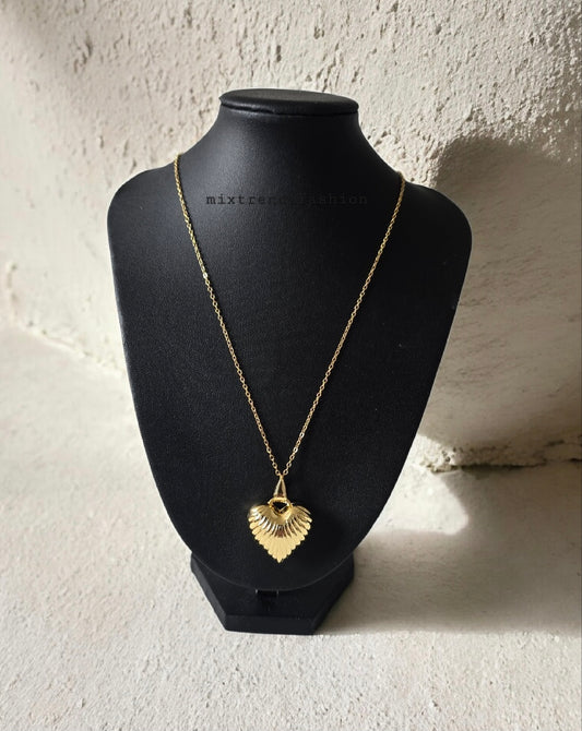 Uneven Heart Necklace