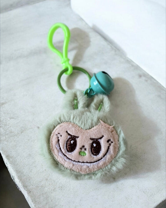Labubu Face Green