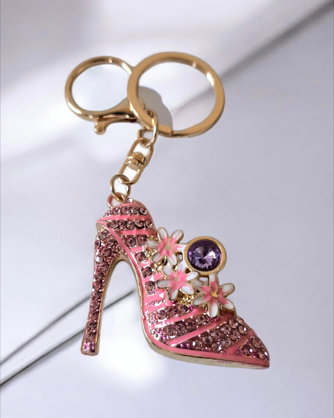 Stiletto Pink Keychain