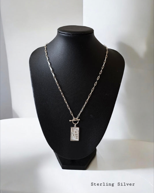 Love Paperclip Necklace