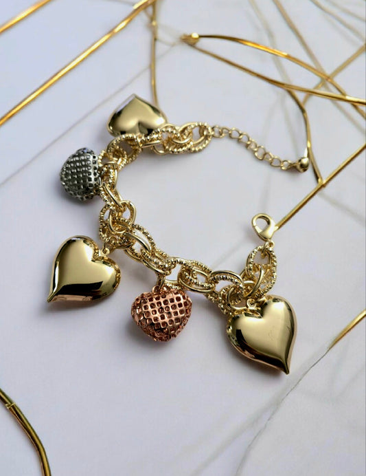 Chunkie Heart Bella Bracelet